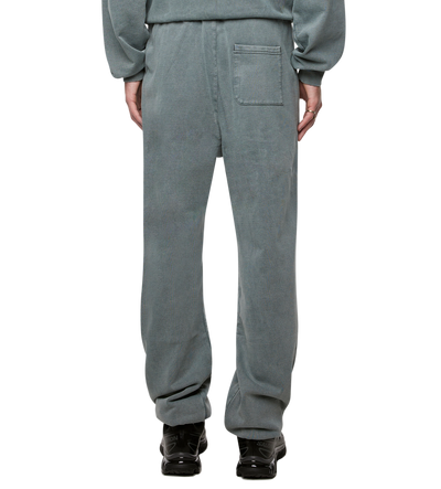 Circles Wide Sweatpants Washed Groen