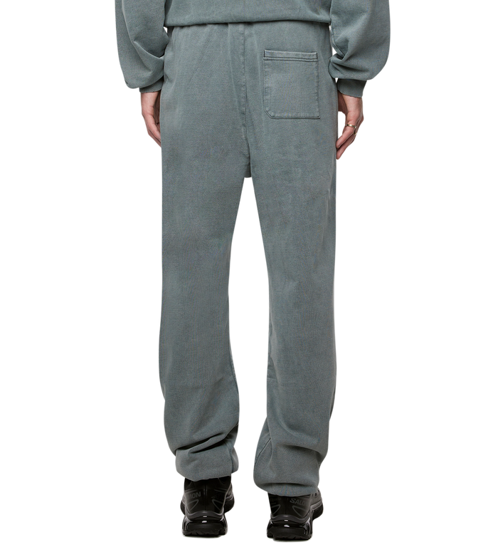 Circles Wide Leg Cuffed Sweatpants Washed Green