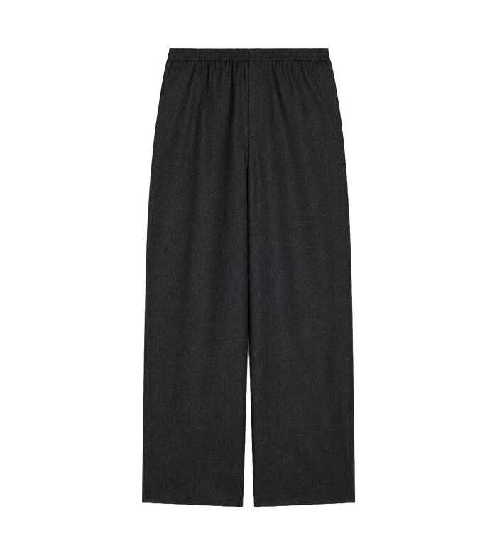 Lightweight Wolle Flannel Pantalon Storm Grijs