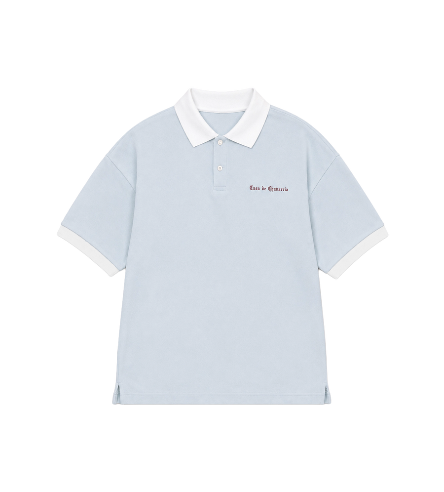 Football Polo Uniform Blue