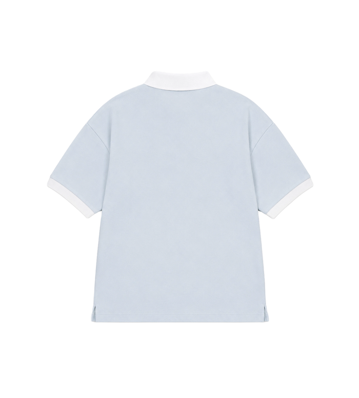 Football Polo Uniform Blue