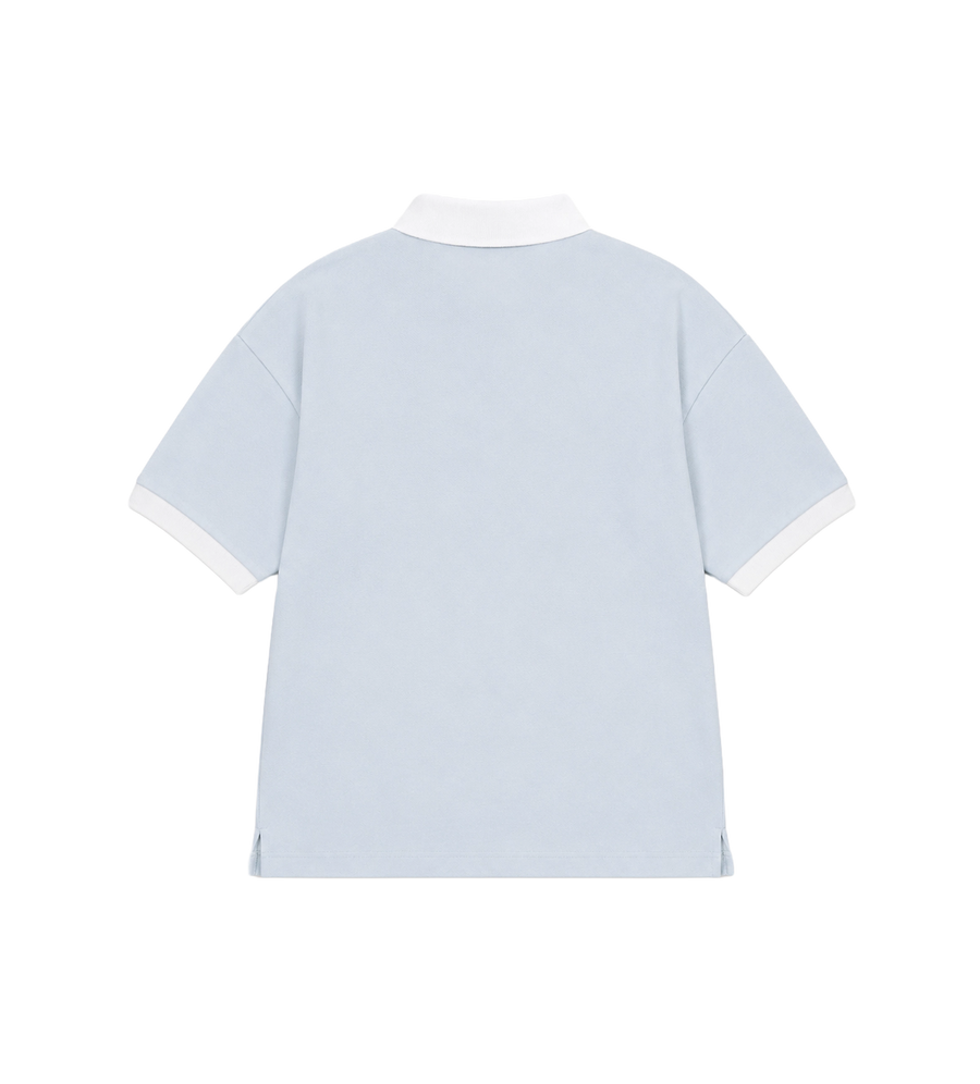 Football Polo Uniform Blue