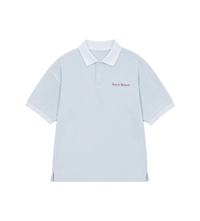 Football Polo Uniform Blue