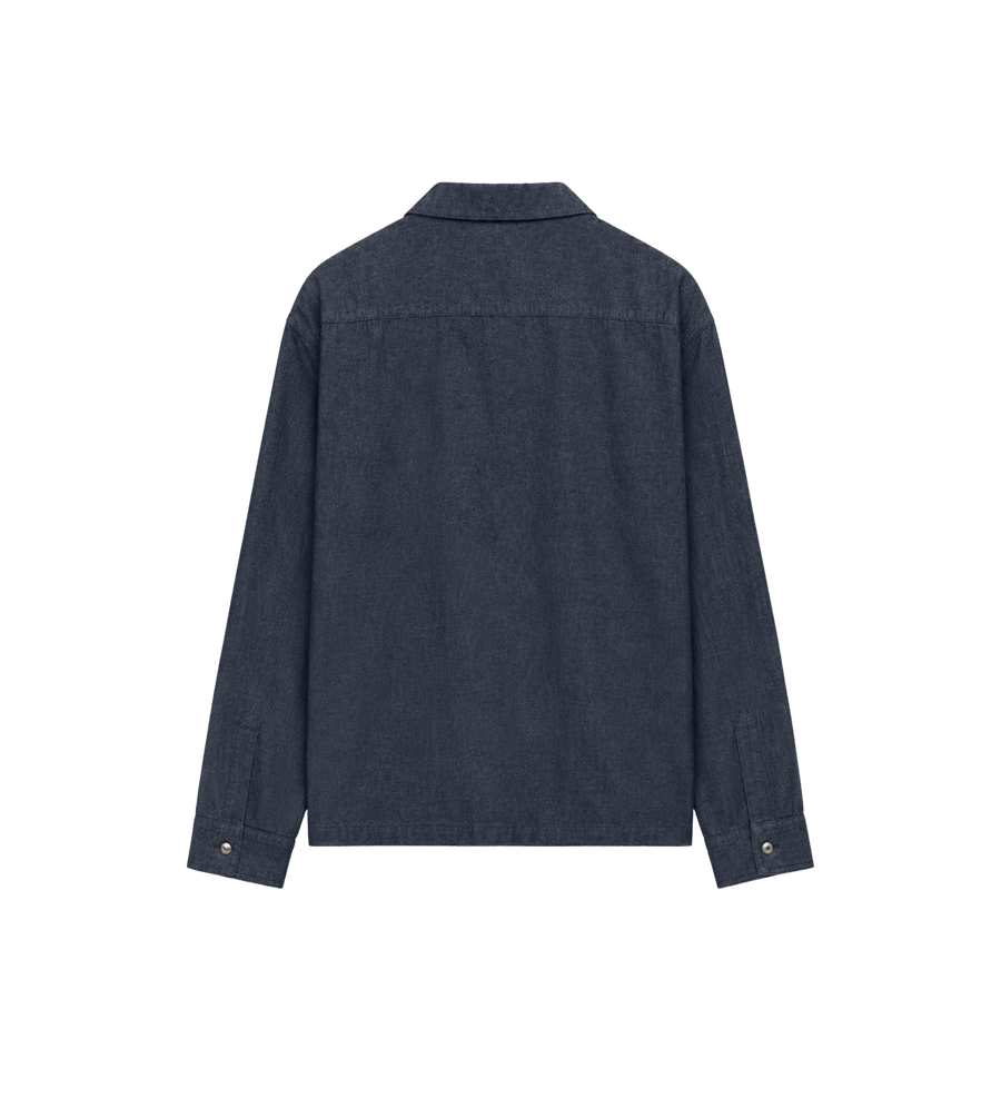Chambray Overhemdjack Indigo