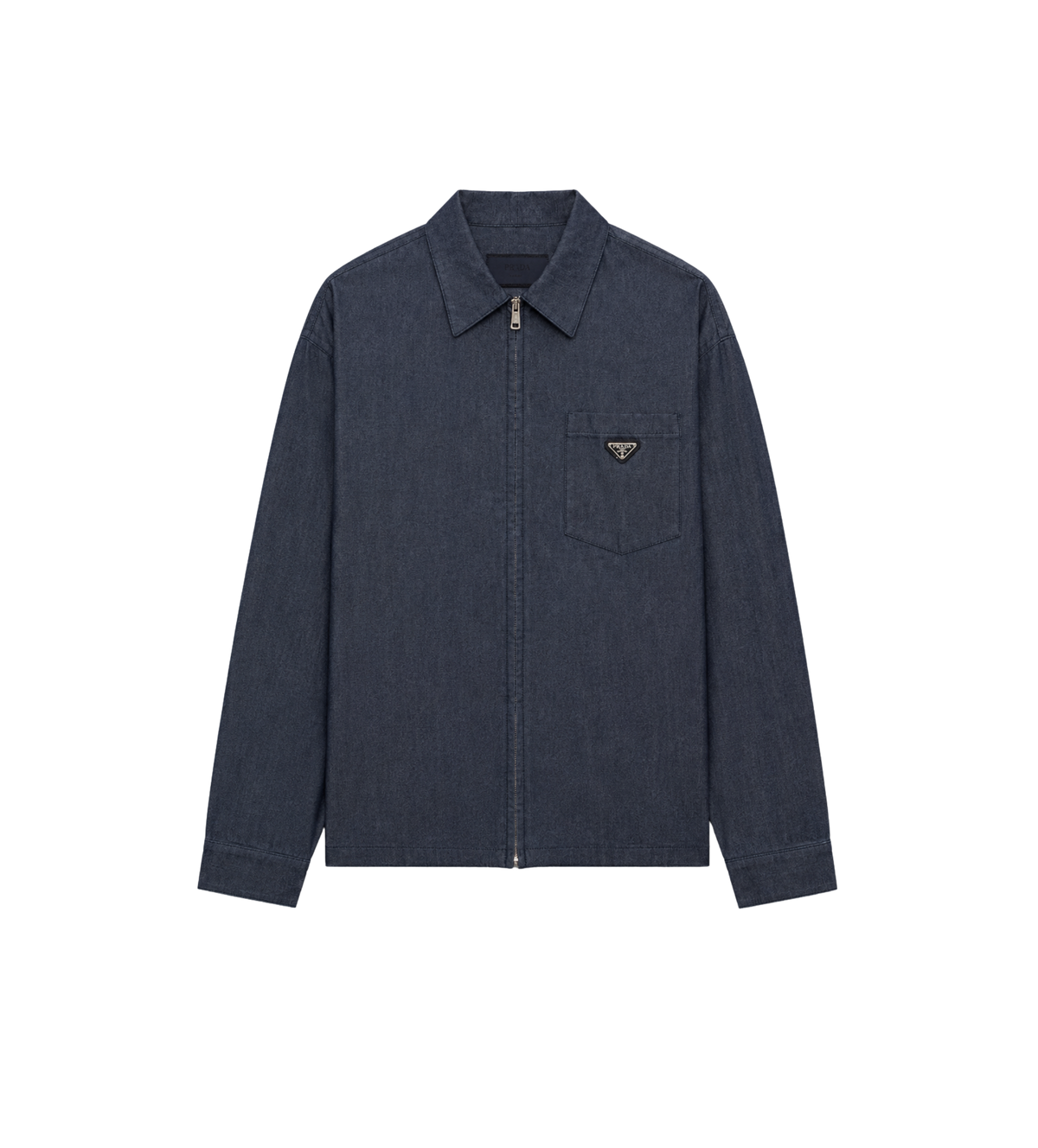 Chambray Overhemdjack Indigo