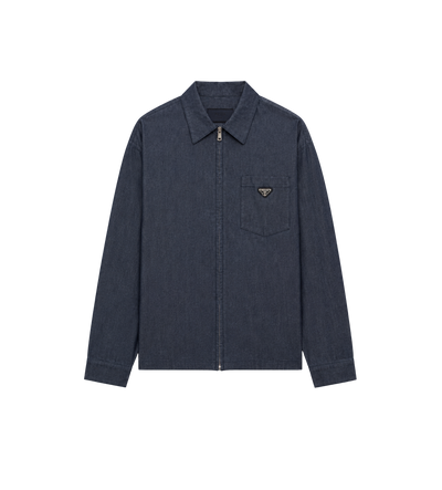 Chambray Overhemdjack Indigo