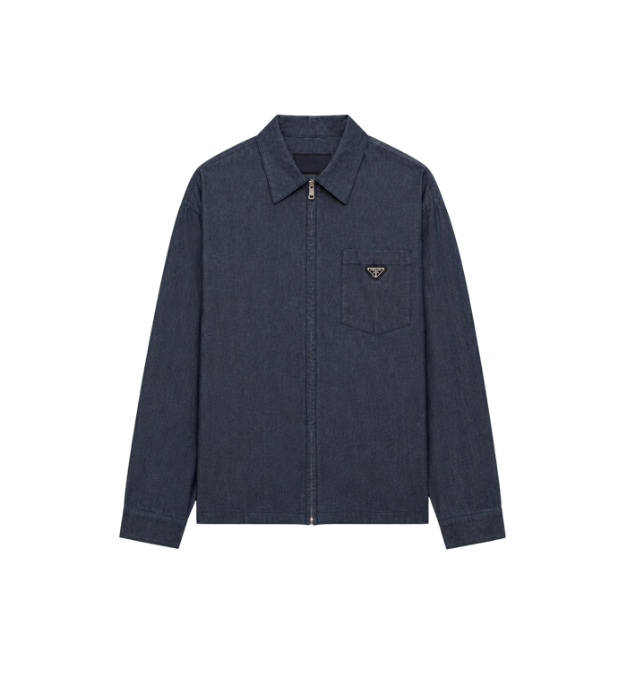 Chambray Overhemdjack Indigo