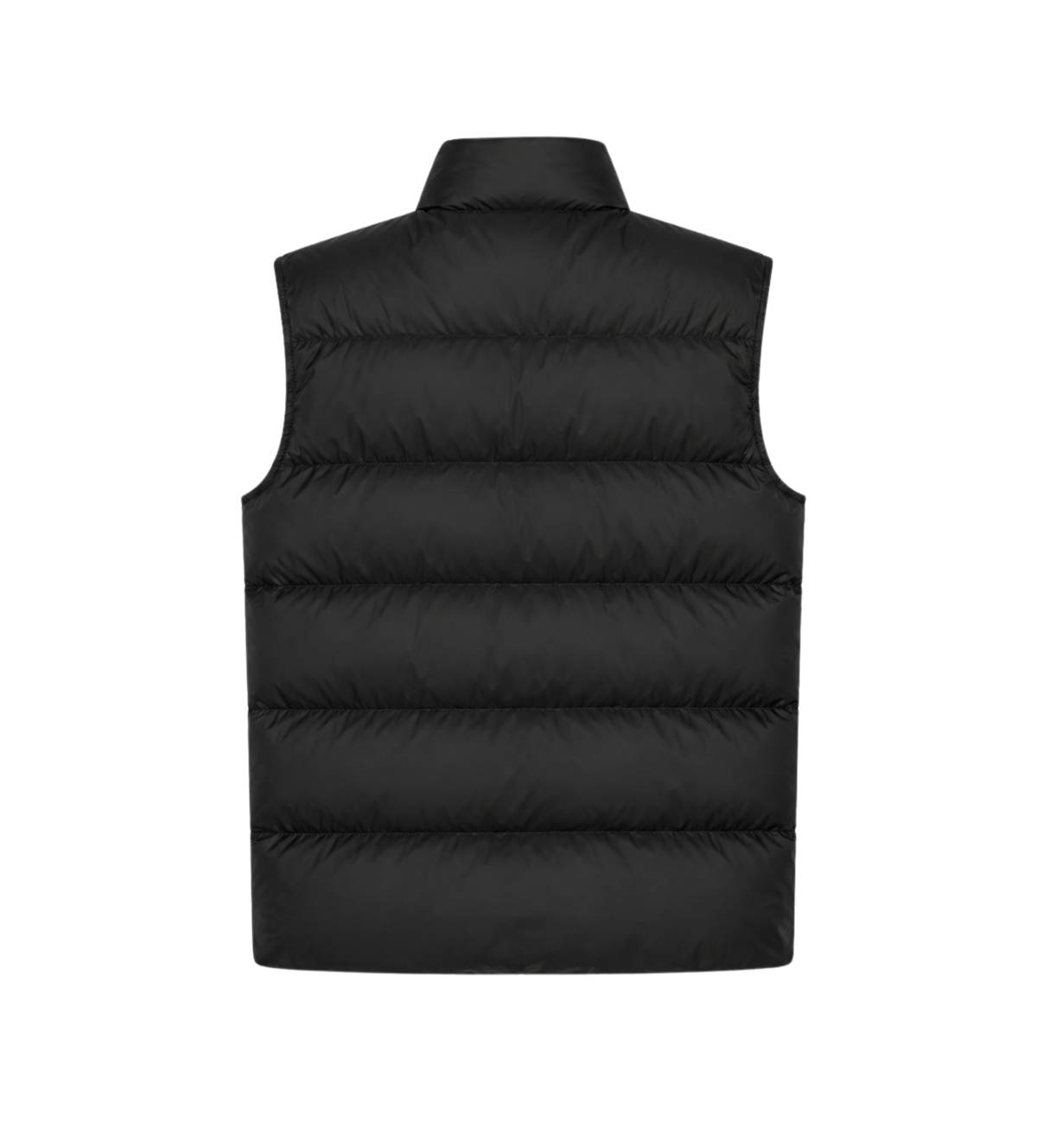 Padded Re-Nylon Vest Black