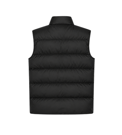 Padded Re-Nylon Vest Black