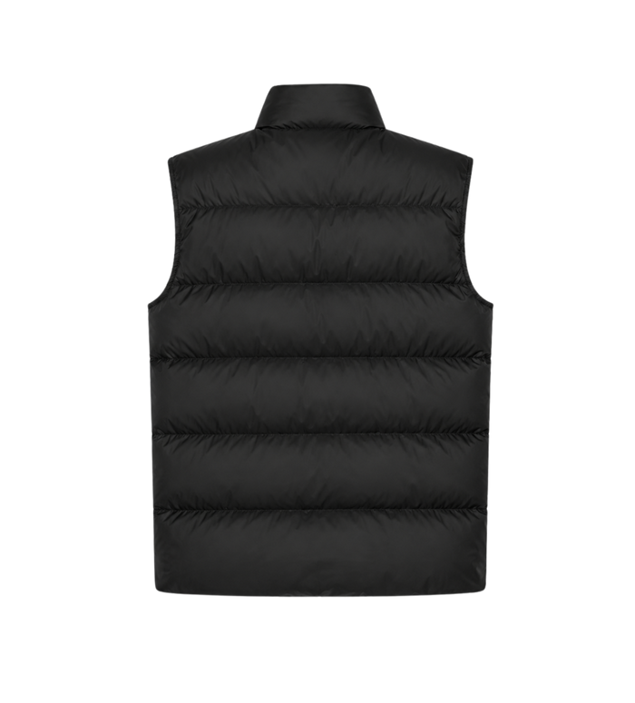 Padded Re-Nylon Vest Black