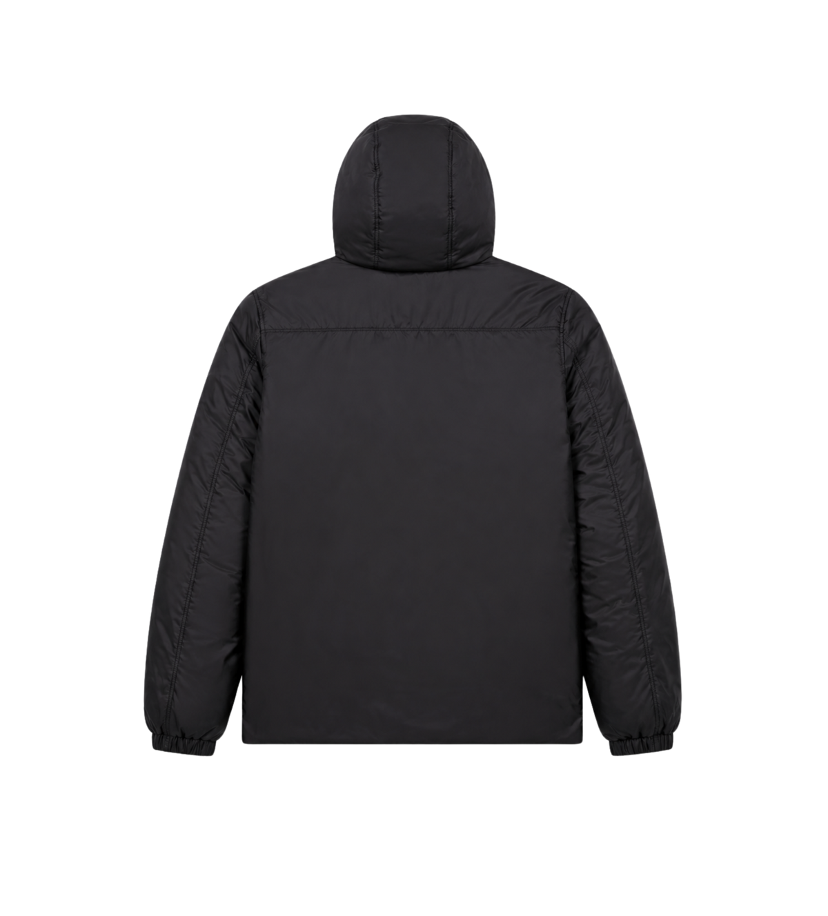 Re-Nylon Pufferjas Zwart