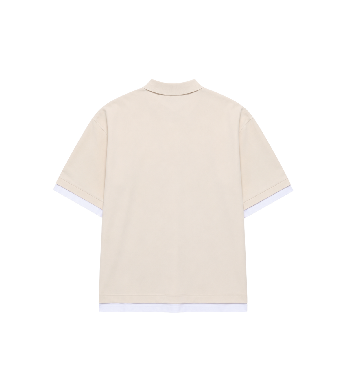 Katoenen Polo Krijtwit