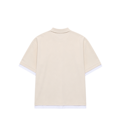 Katoenen Polo Krijtwit