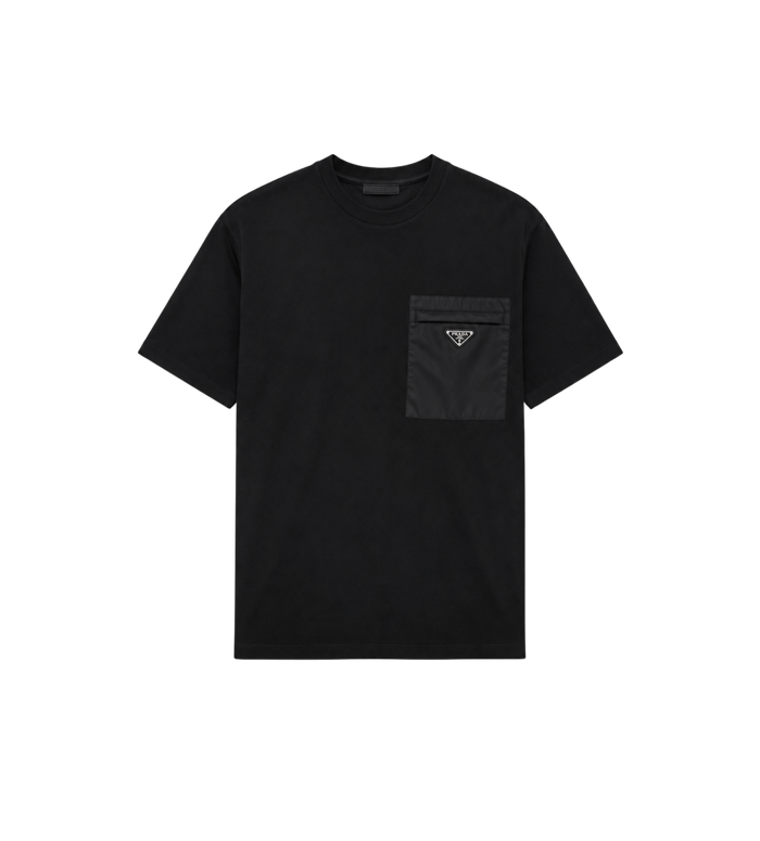 T-shirt Re-Nylon Borstzak Zwart
