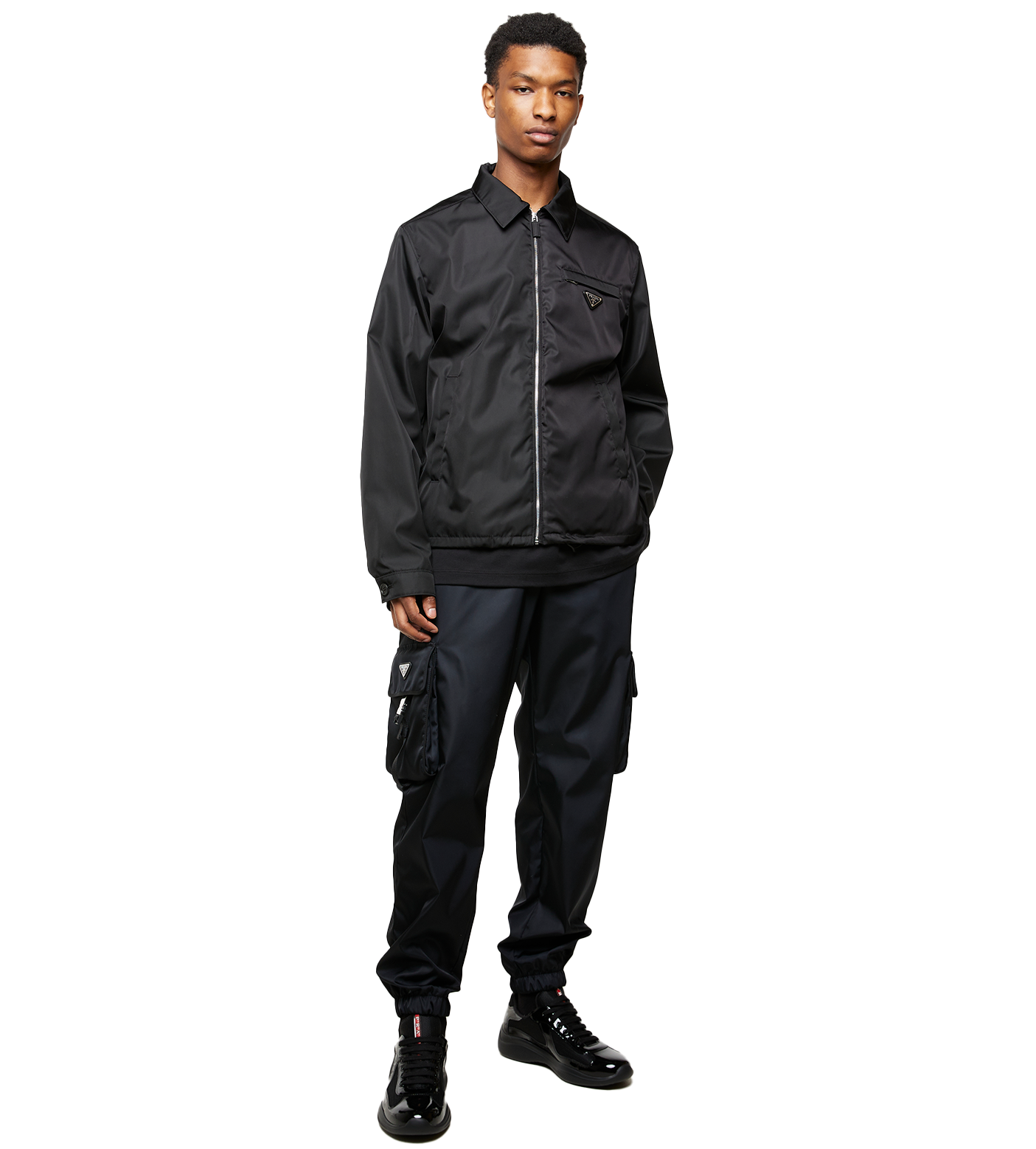 Re-Nylon Blouson Jacket Black