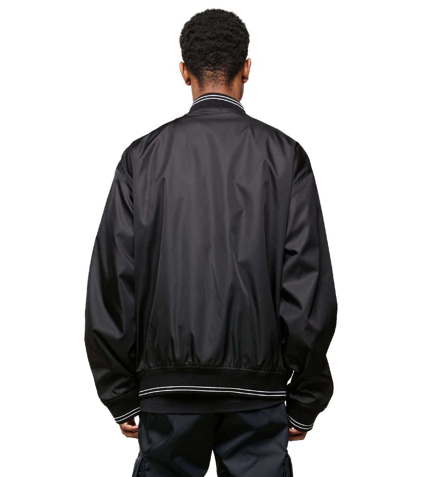 Re-Nylon Bomber Jacket Black