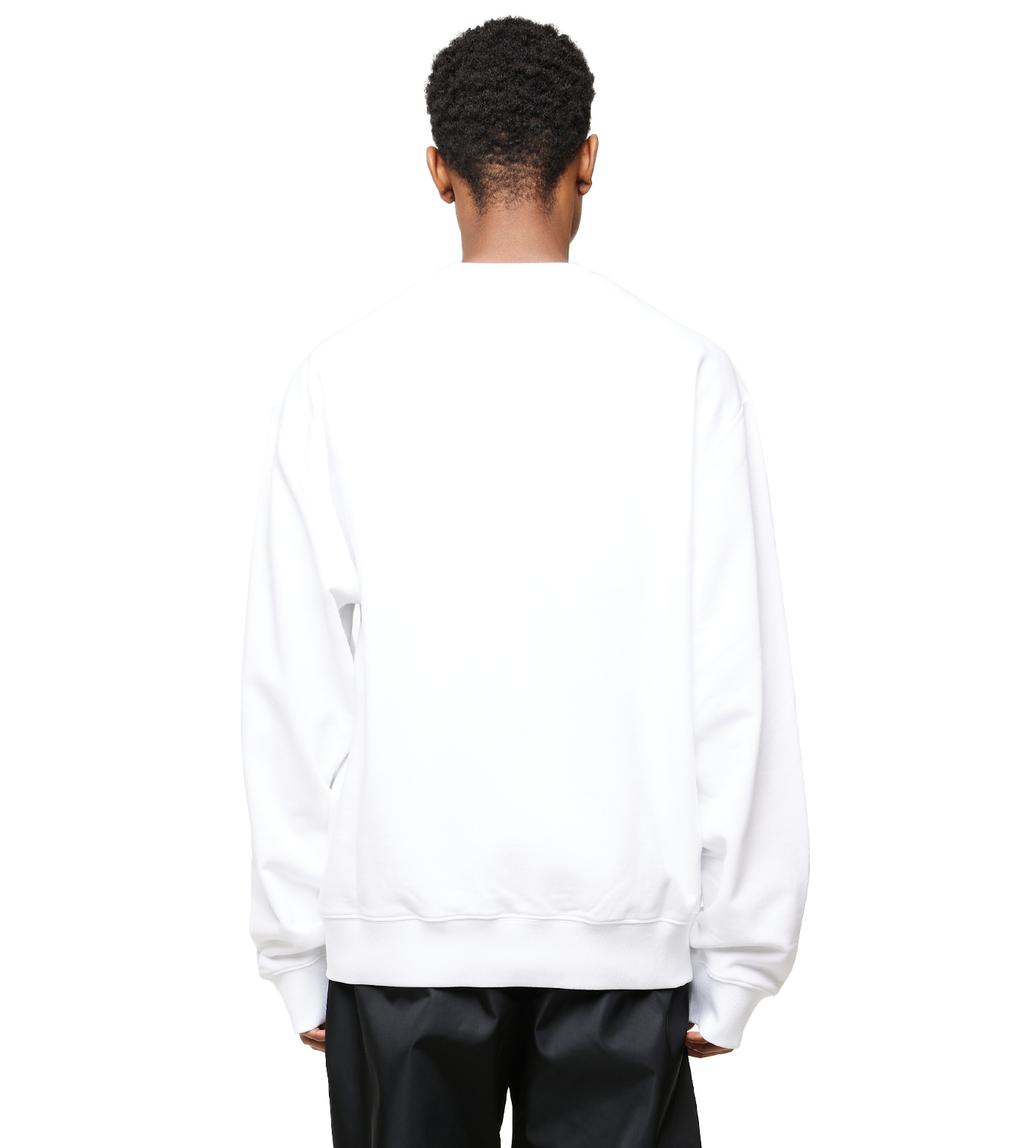 Triangle-logo Sweater White