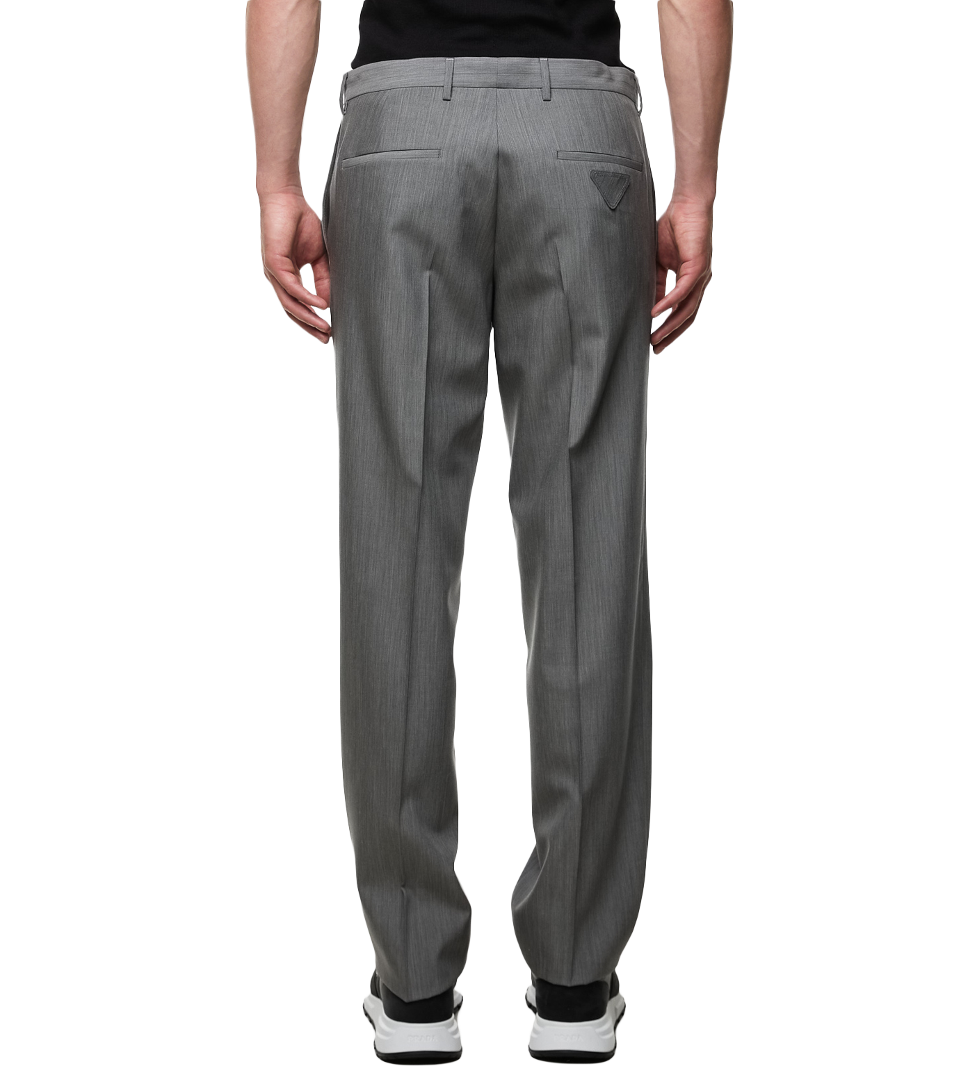 Mohair Wool Pants Grey