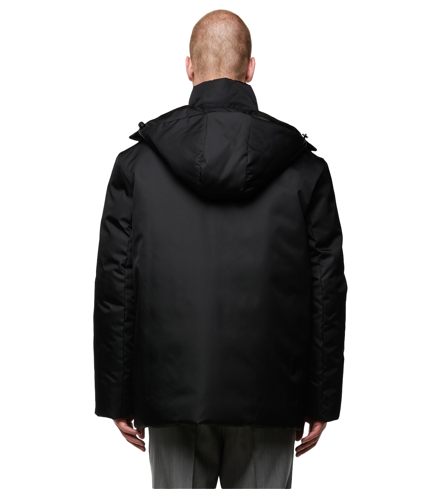 Re-Nylon Reversible Down Jacket Black