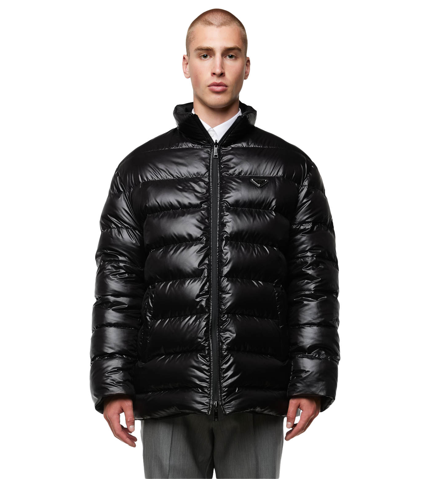 Re-Nylon Reversible Down Jacket Black