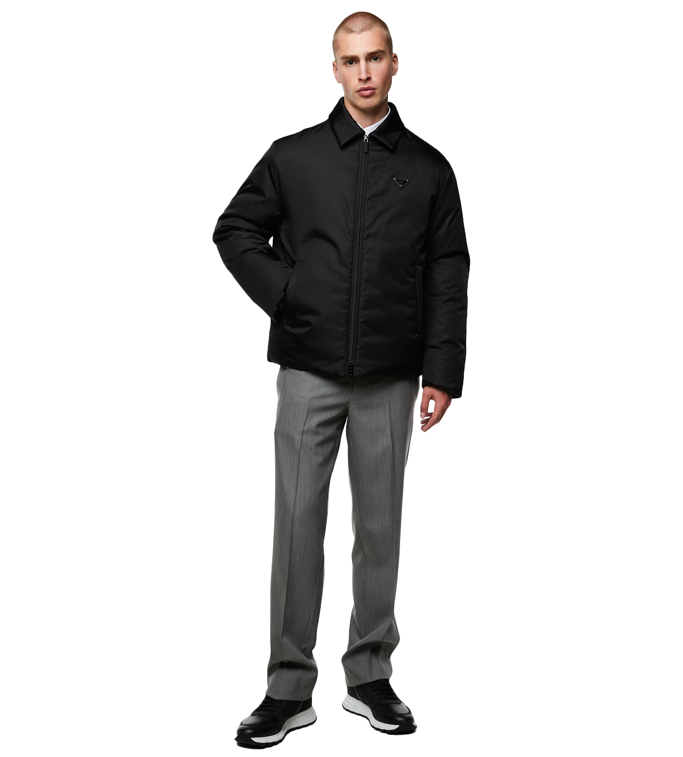 Triangle Logo Jacket Black