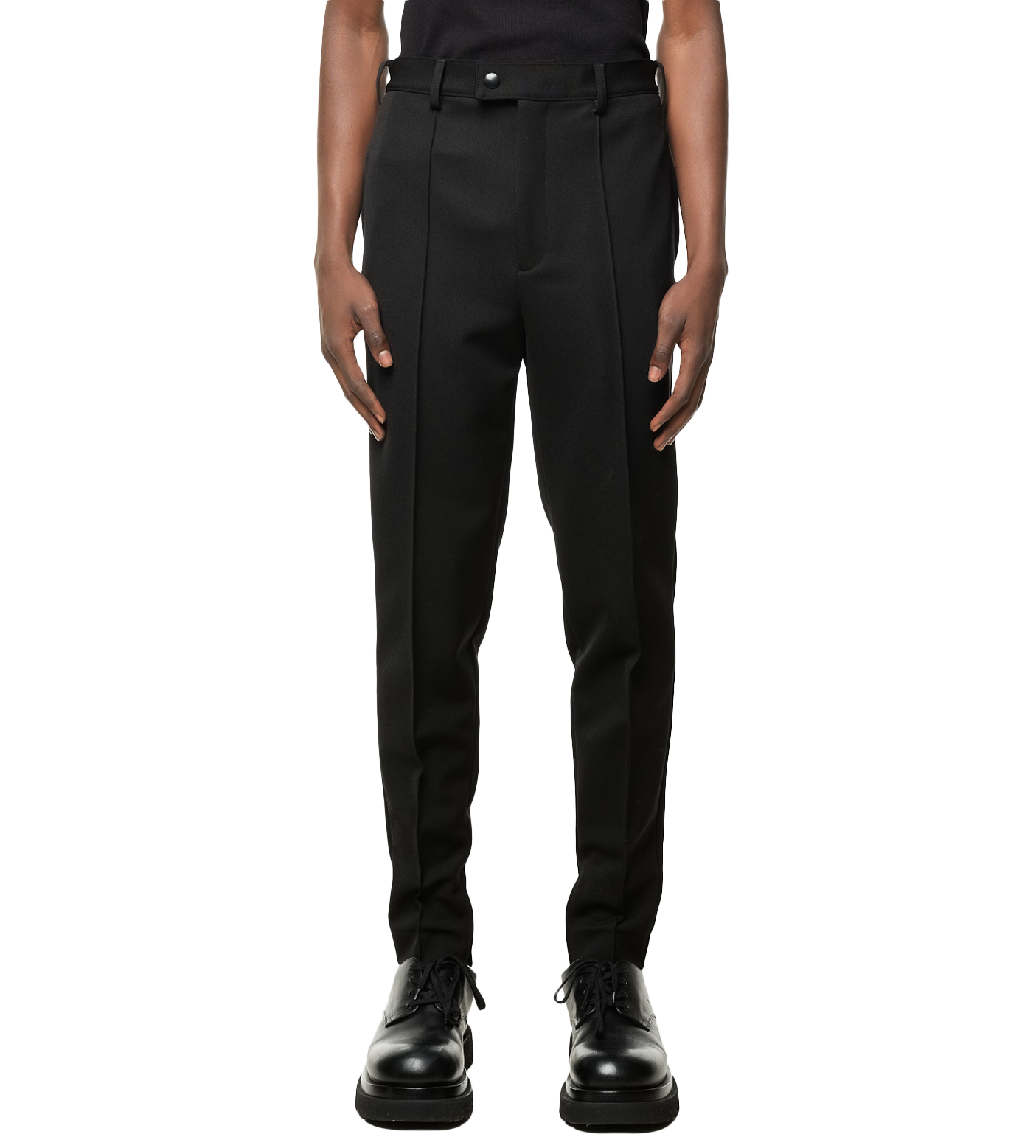 Stretch Natté Pants Black