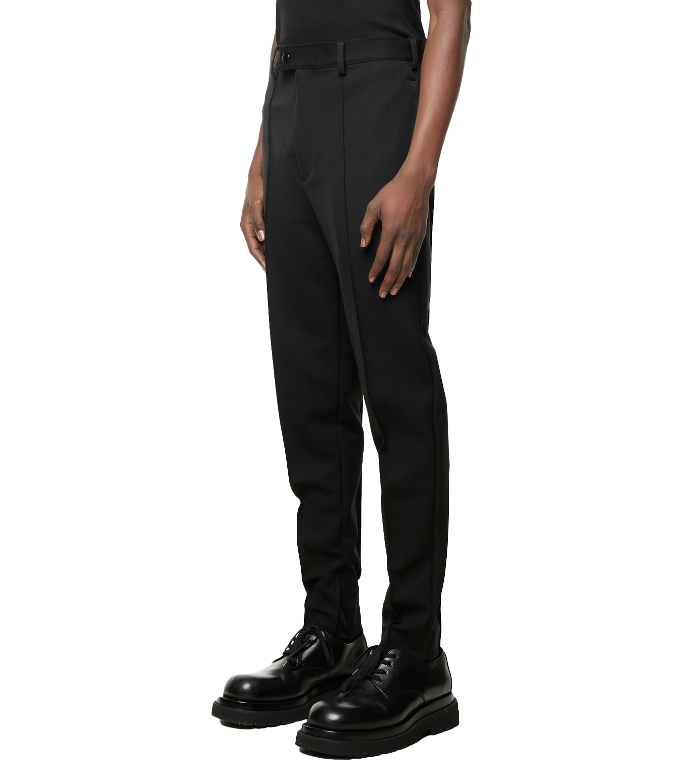 Stretch Natté Pants Black
