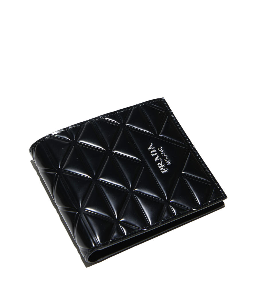 Brushed Leather Wallet Black