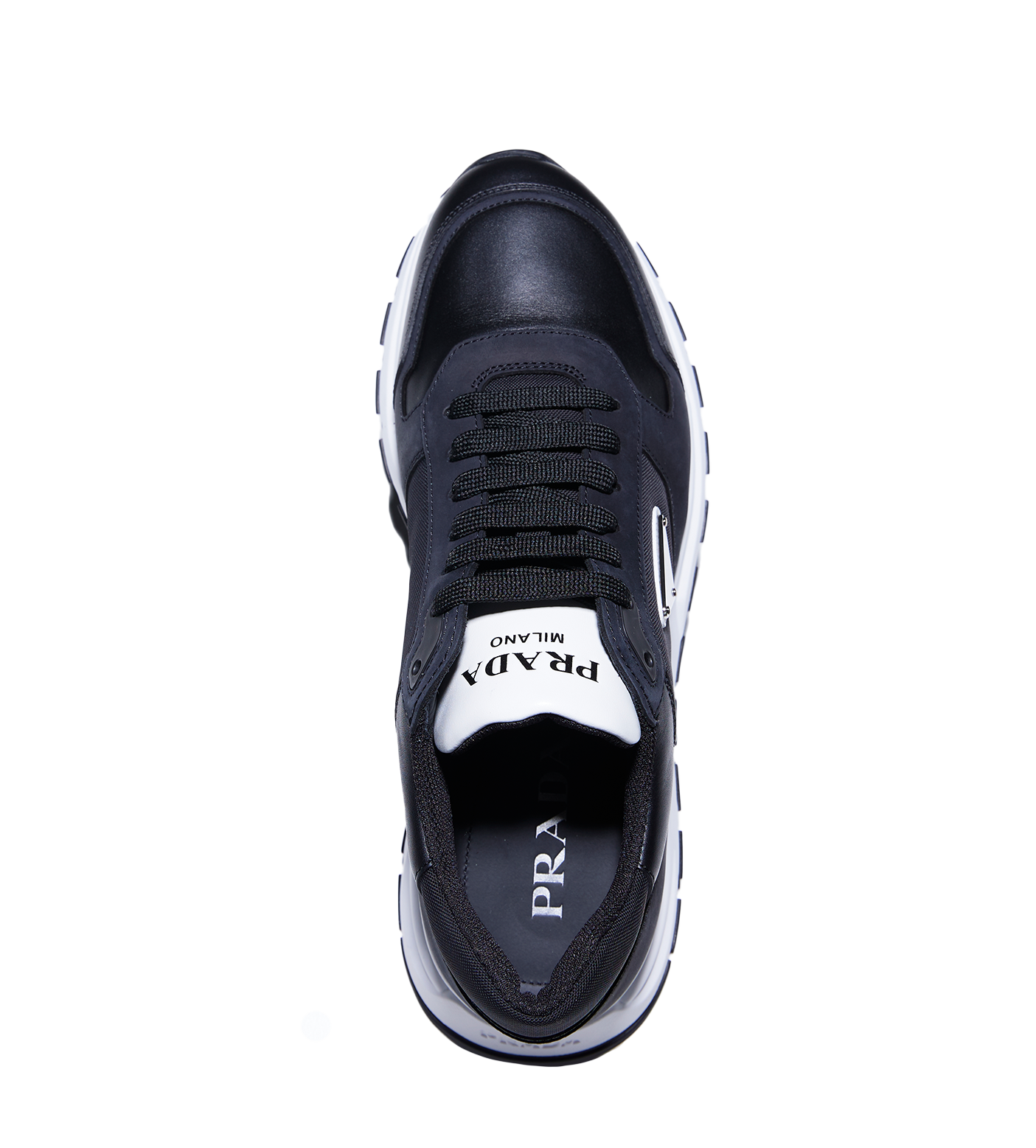 Triangle-logo Sneakers Black