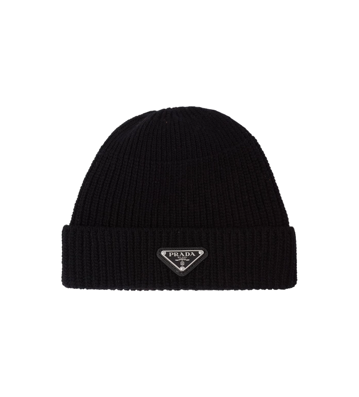 Wool & Cashmere Beanie Black
