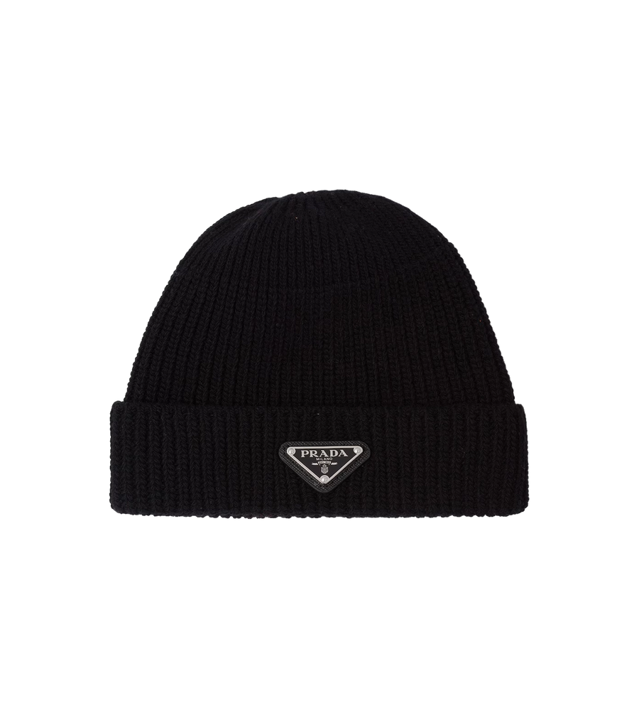 Wool & Cashmere Beanie Black
