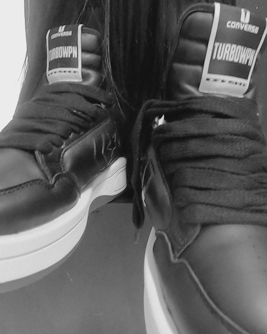 Rick Owens x Converse TURBOWPN Black