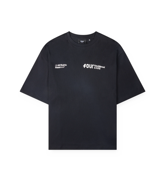Quote Boxy T-shirt Black