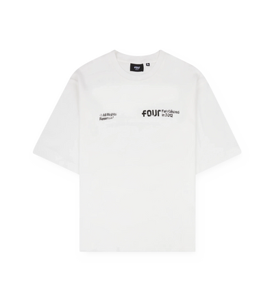 Reserved Boxy T-shirt Wit
