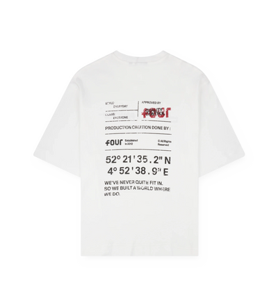 Reserved Boxy T-shirt Wit