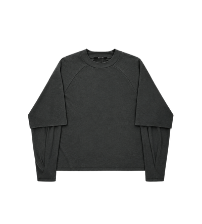 Raglan Layered Longsleeve Cave