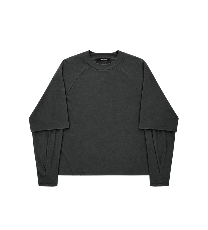 Raglan Layered Longsleeve Cave