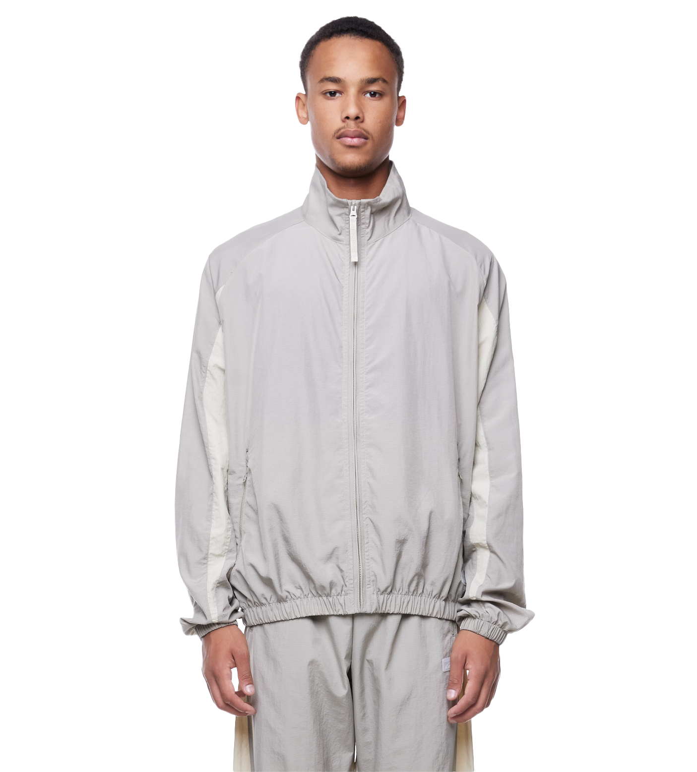 Ripstop Track Jacket Beige