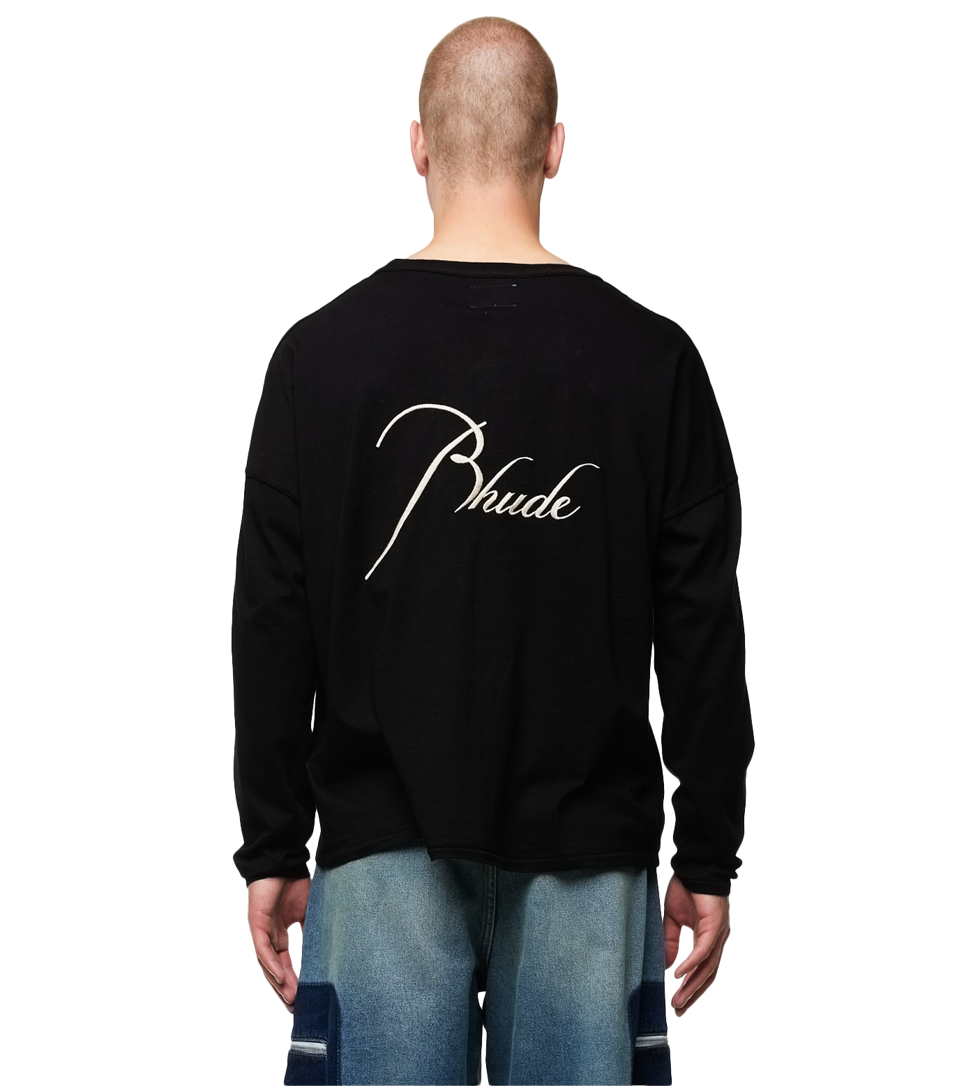 Logo-print Long-sleeve T-shirt Black