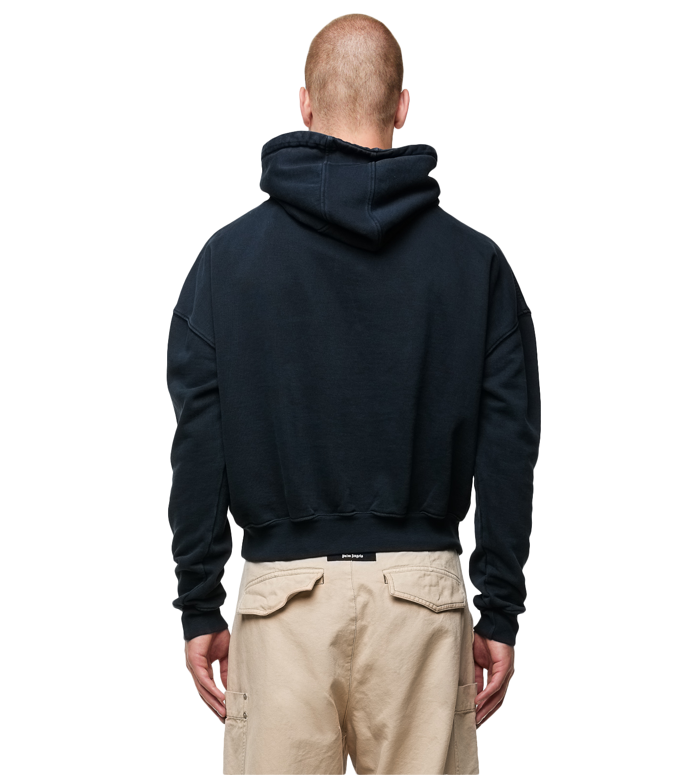 Cropped Desert Valley Hoodie Black