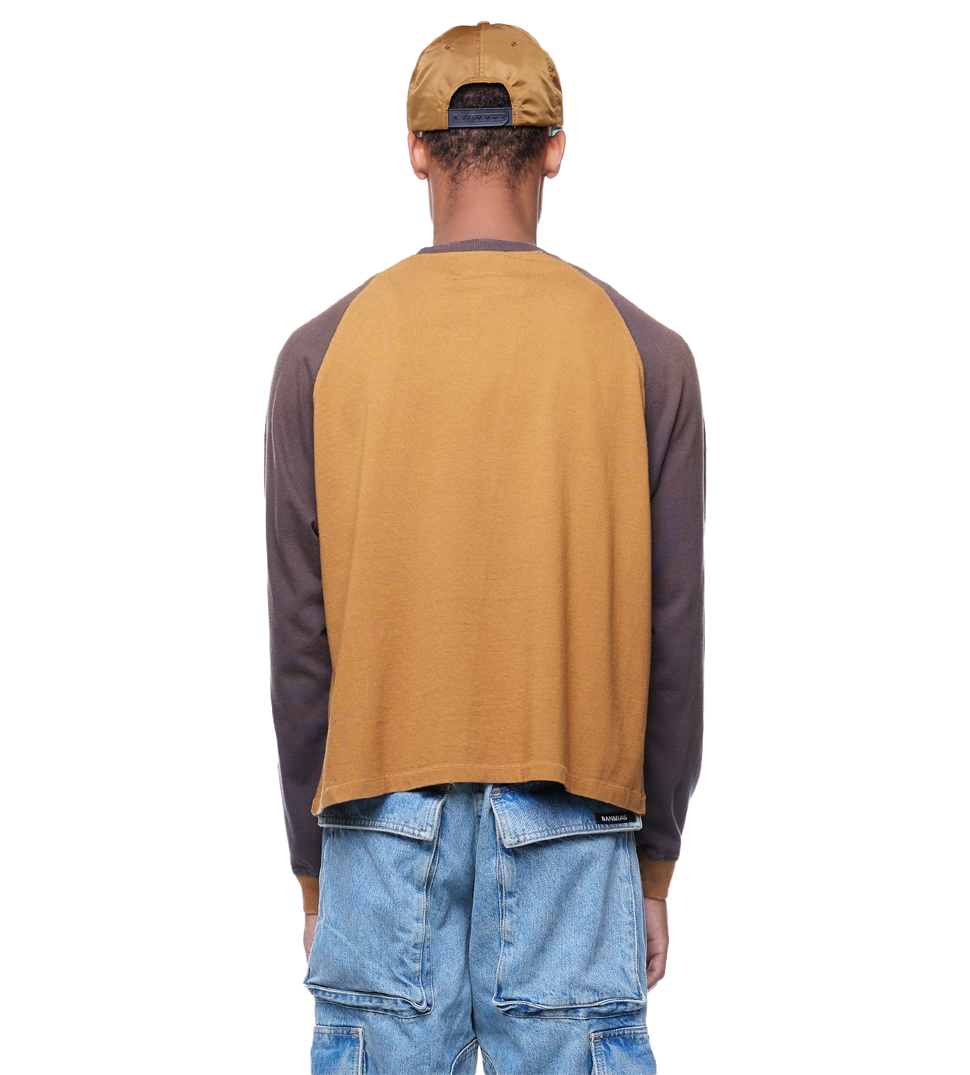 Off-read Long Sleeve T-shirt Camel