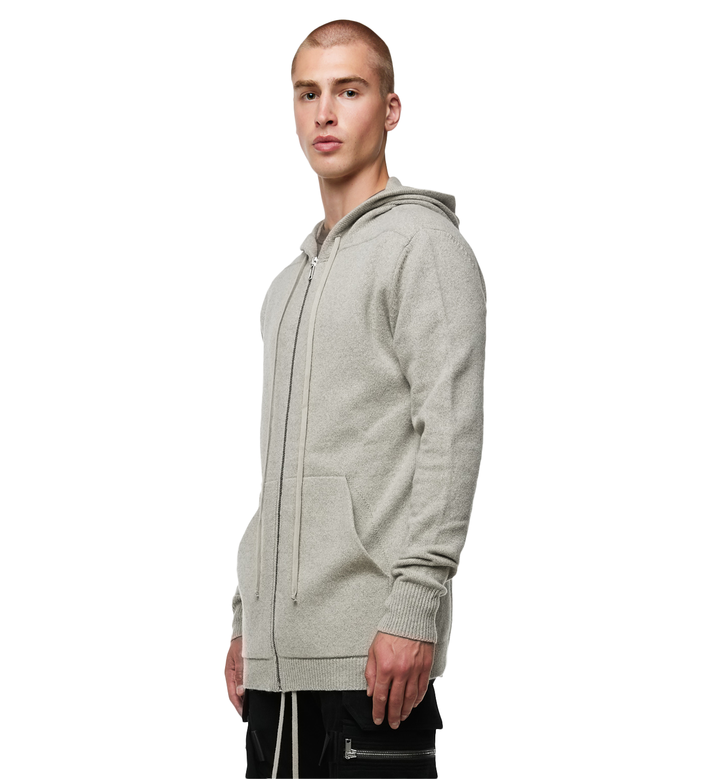 Luxor Zipped Hoodie Pearl