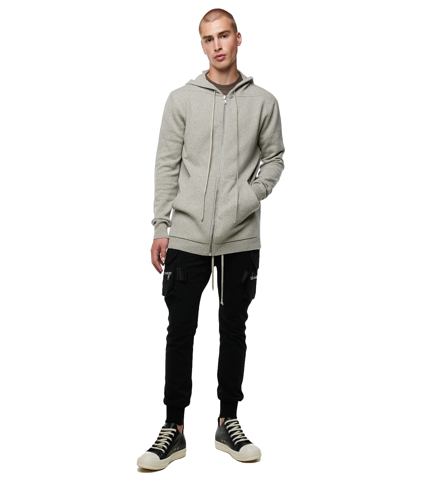 Luxor Zipped Hoodie Pearl