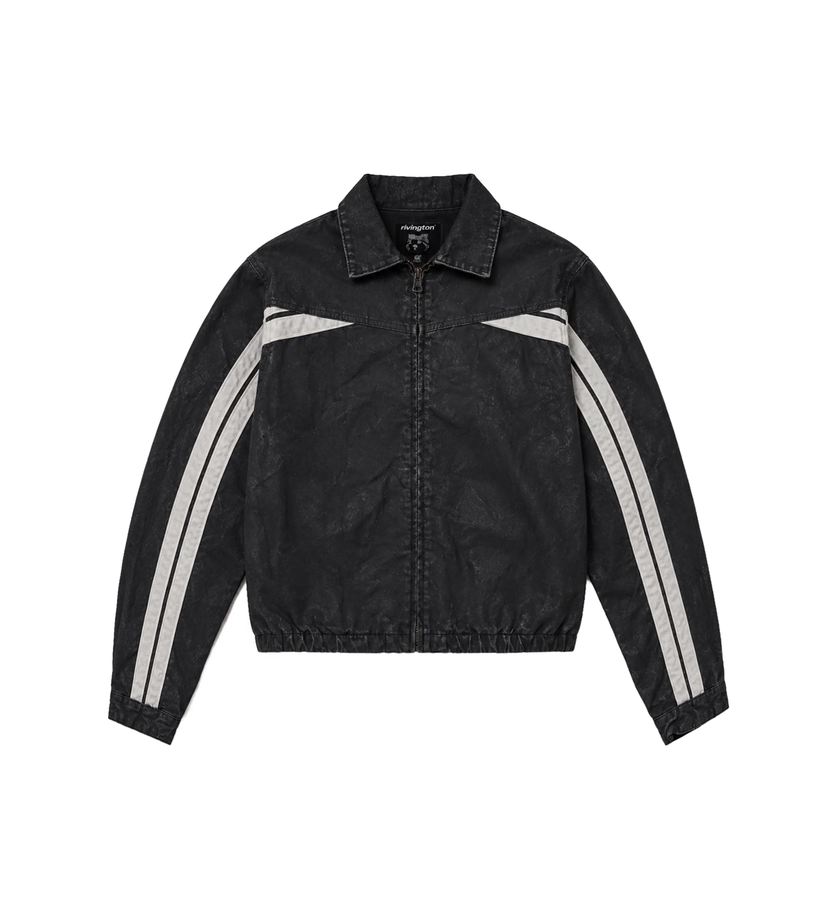 Denim Trappist Trucker Jacket in Black