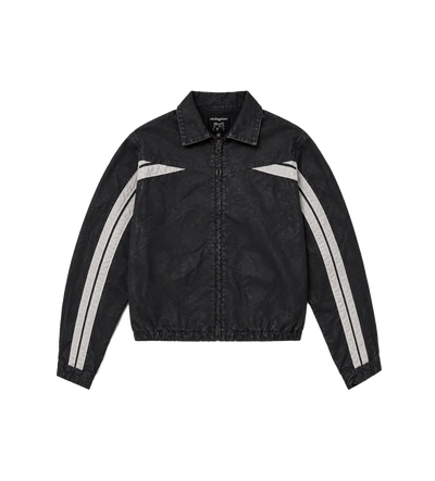 Denim Trappist Trucker Jacket in Black