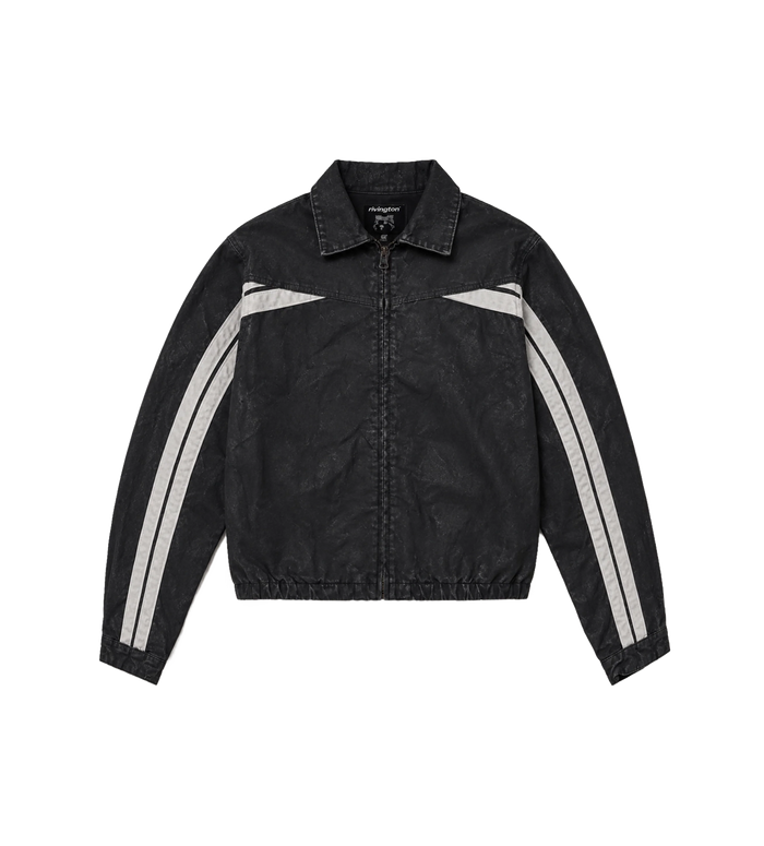 Denim Trappist Trucker Jacket in Black