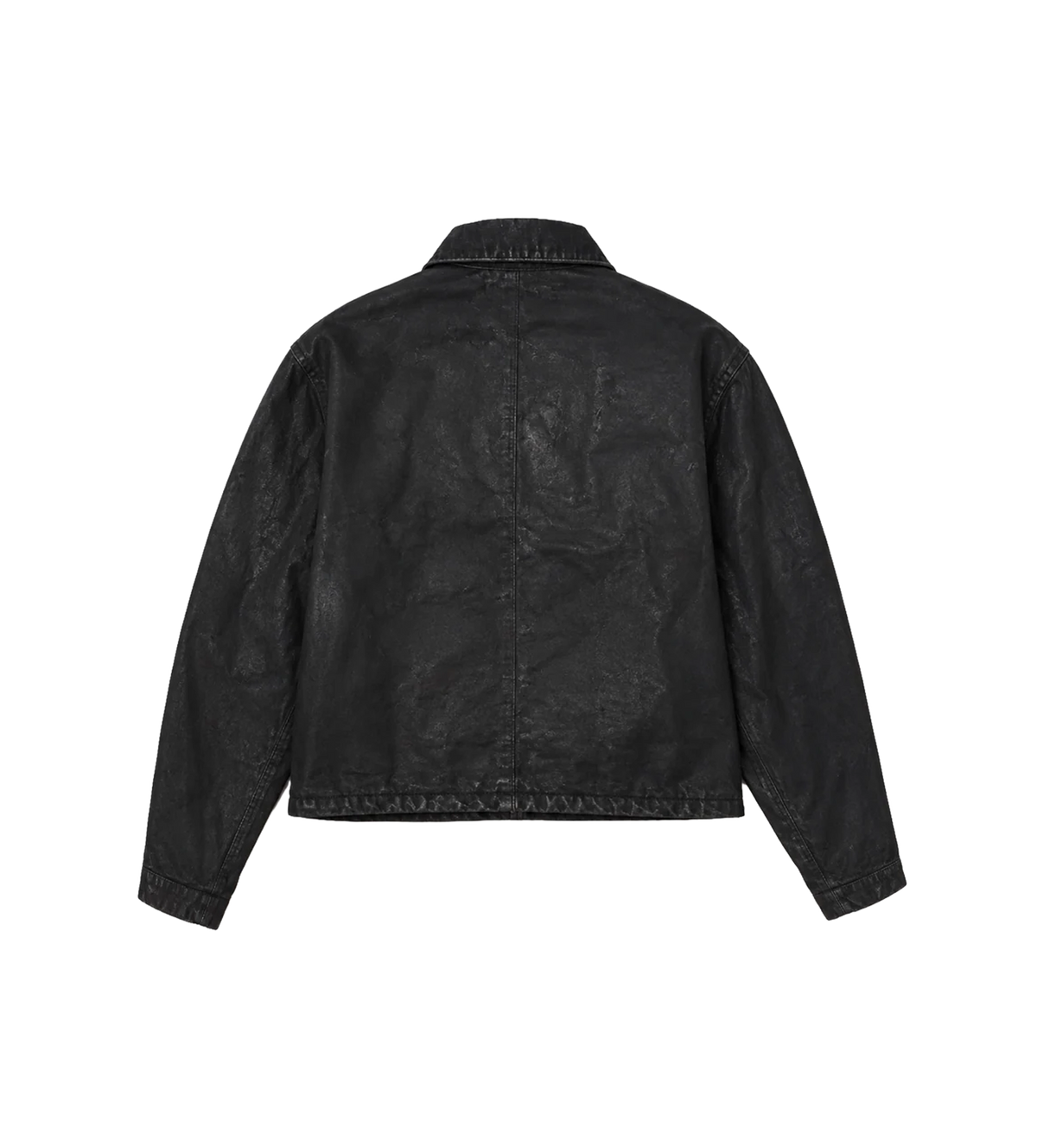 Denim Trappist Trucker Jacket in Black