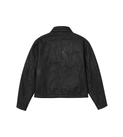 Denim Trappist Trucker Jacket in Black
