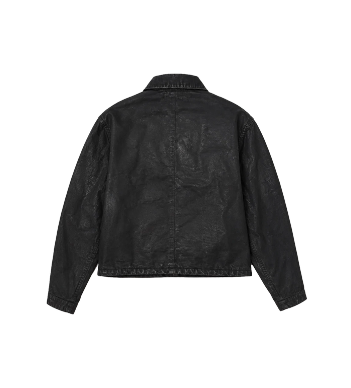 Denim Trappist Trucker Jacket in Black