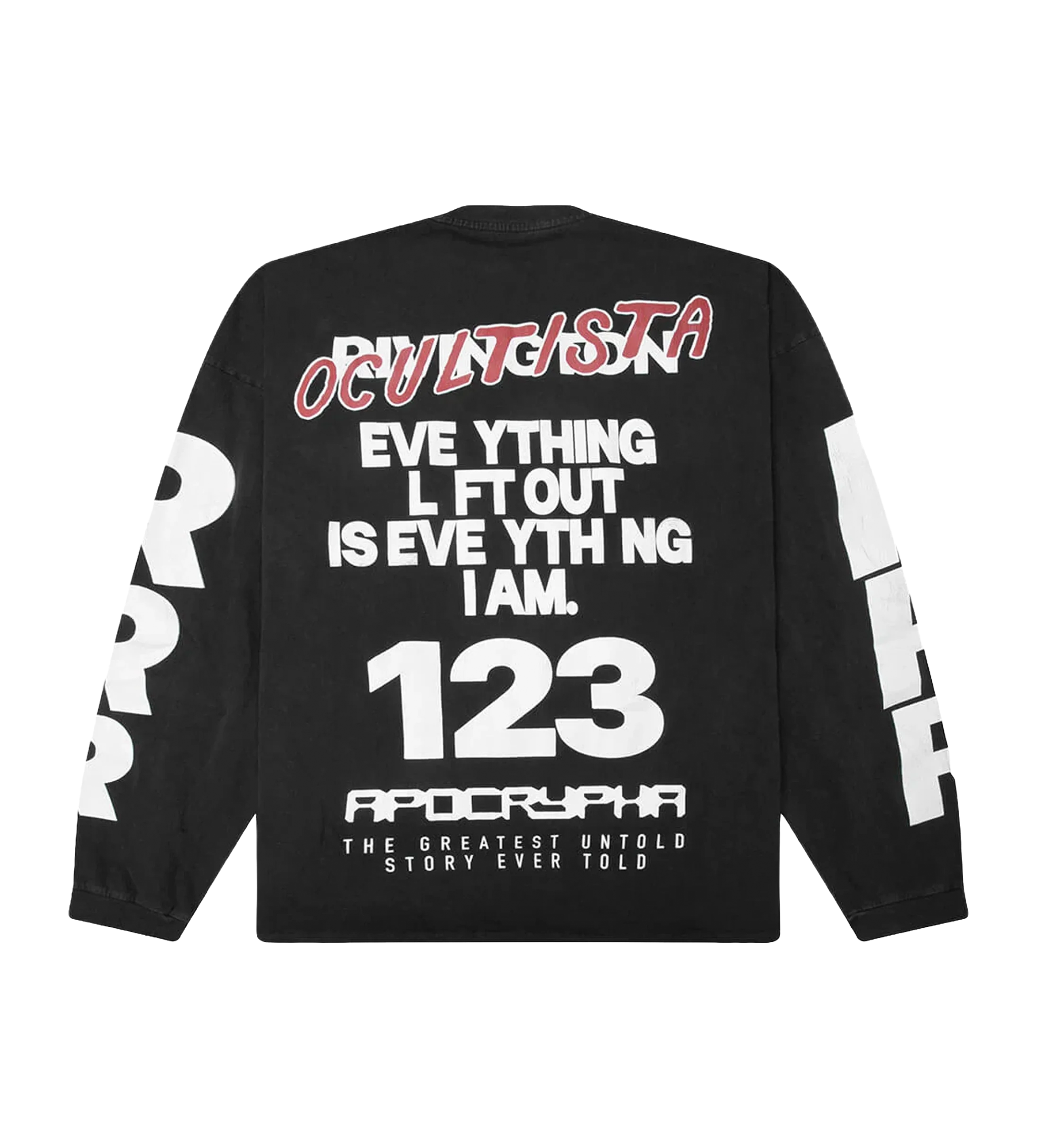 123 Rivington Occultista Vintage L/S Tee in Vintage Black